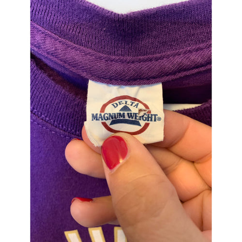 XXL Purple Washington Huskies Baseball T-Shirt UW