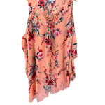 PeachBoho Floral Cold Shoulder Dress with Billowing Sleeves sz 1X