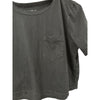 Black Jockey Crop T-shirt with Small Pocket sz Medium