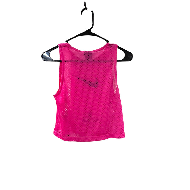 Nike Cropped Bright Pink Athletic Tank Top sz XS