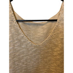Goldish Tan Acrylic Sweater Tank Small (fits like Medium)