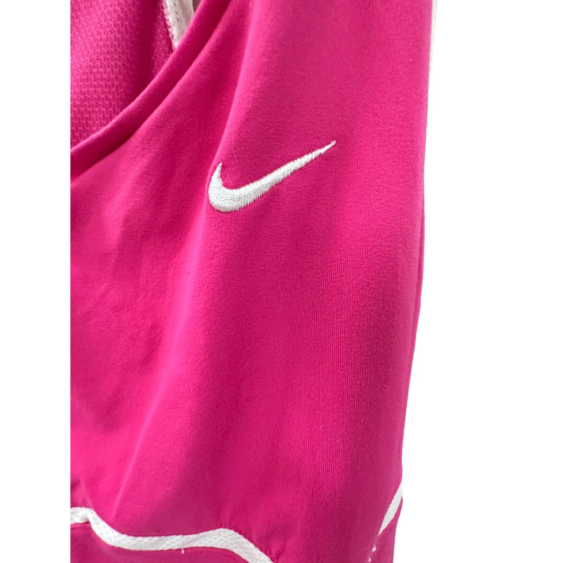 Fuchsia Pink with White Trim Nike Athletic Tank sz L