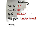 Boho Lauren Conrad Cold Flutter Shoulder Midi Dress sz Medium