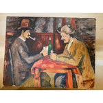 "The Card Players" by Paul Cezanne Oil Canvas Print from 1800's 14x18