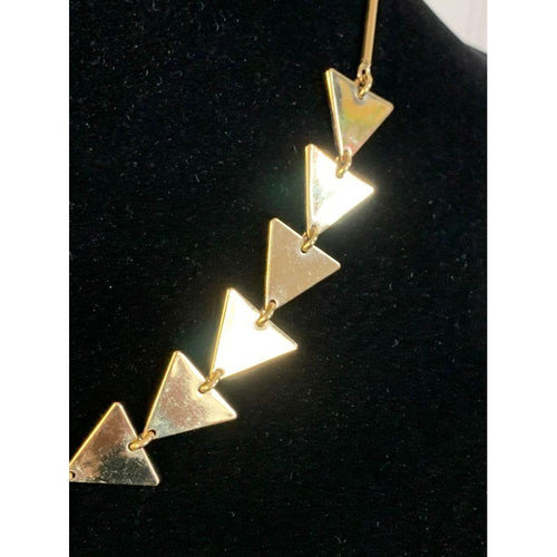 JCrew Gold Triangle Necklace